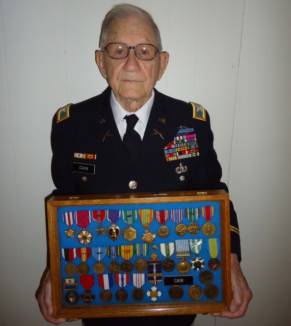 Retired Army colonel and mid-Missouri resident Lloyd Cain was recognized with the French Legion of Honor Medal for his service during World War II. Courtesy/ Jeremy P. Amick