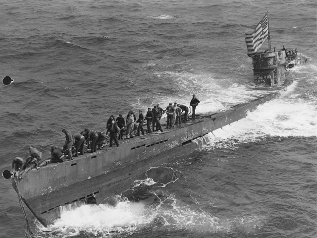 Allied Capture of German Submarine U-505