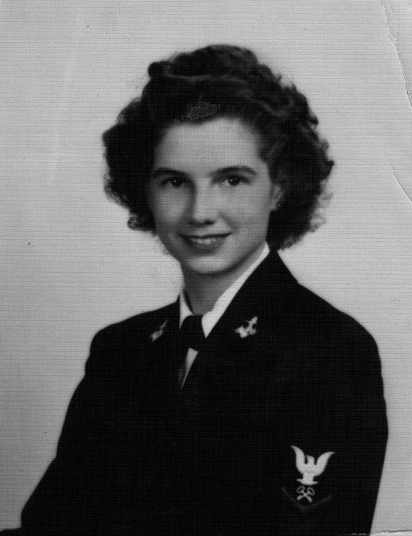 Ruth Buell enlisted in the WAVES in 1944 and provided clerical support at the Armed Guard Center in Brooklyn N.Y. Buell is pictured above in 1946 shortly after her discharge. Courtesy of Ruth Buell