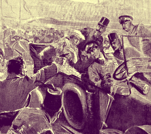 The assassination of Archduke Franz Ferdinand