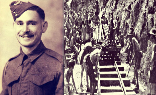WWII vet and survivor Clifford Hartland were among the Allied POWs who built the Burma Railway also known as the Death Railway.