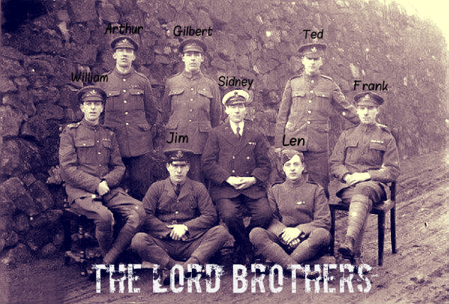 Lords of WWI: The Lord brothers went out to fight in the First World War and all came back home well and alive.