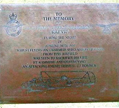 The WWII plaque
