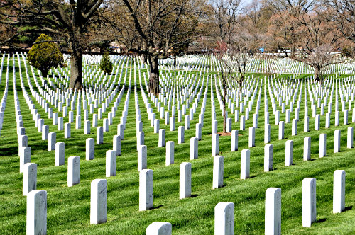 The Arlington National Cemetery where NY soldier Bernard Gavrin is to be buried this September 12.