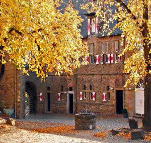 The historic German castle Schloss Broich.
