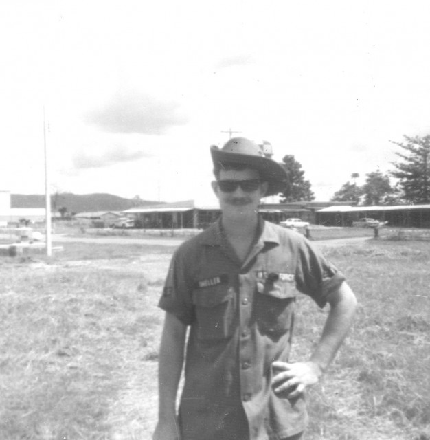 Airman Sneller pauses for a photograph while serving at Udorn Royal Thai Air Force Base located in northeast Thailand. Courtesy/Bob Sneller