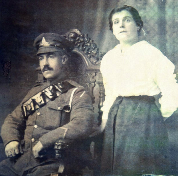 William Davies in his WWI uniform