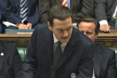 Chancellor George Osborne during his Autumn Statement 2014
