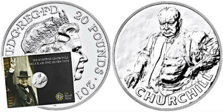 Churchill £20 coin