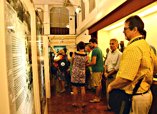 The Battle of Manila exhibit at UST.