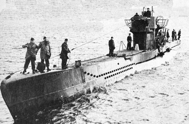 Image of the U-1206 via <a href=