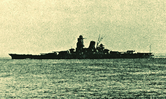 Japanese battleship Musashi.