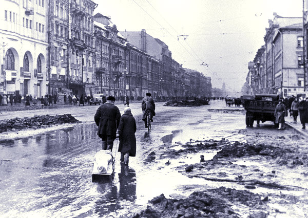 Landmarks Destroyed War Nevsky Prospect
