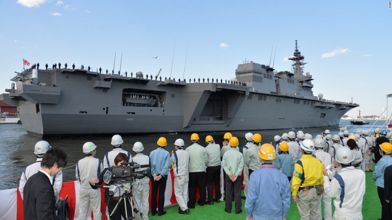 Unveiling of ‘Izumo-class’ carrier
