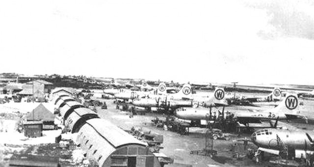 505th_Bombardment_Group_B-29s_North_Field_Tinian_July_1945