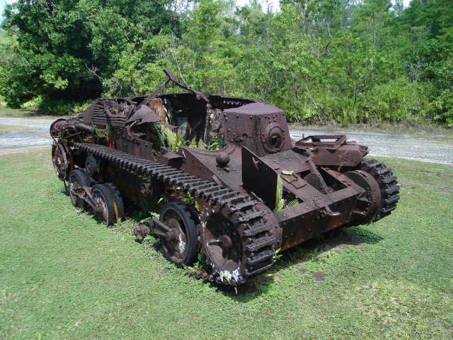 Japanese tank, Peleliu