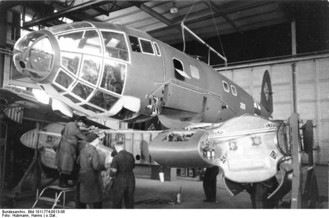 Produktion von Heinkel He 111