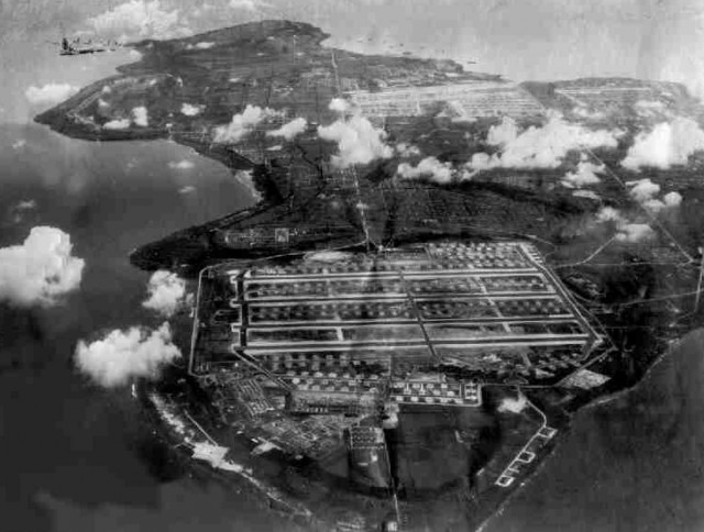 Tinian_Airfields_1945_Looking_North_To_South