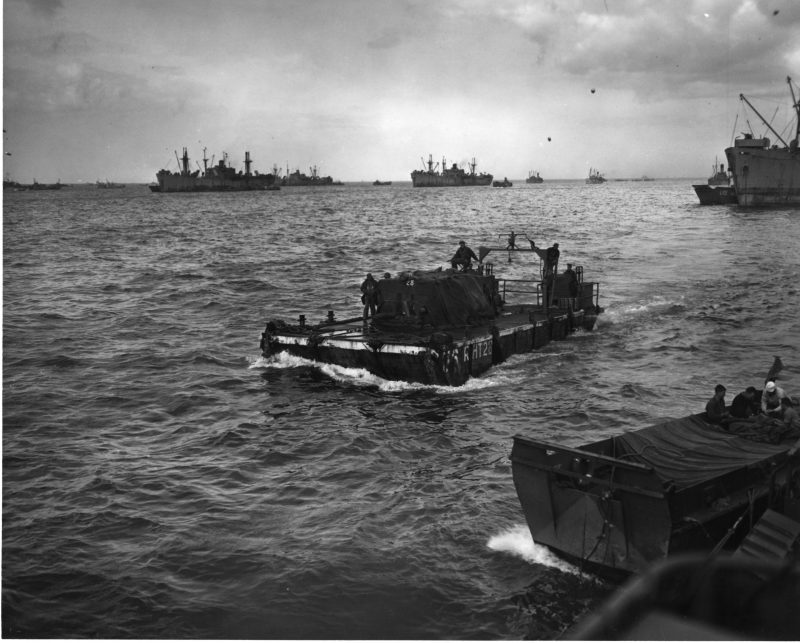 Small Rhino Ferry on D-Day
