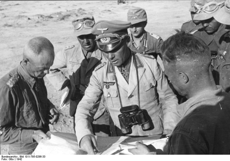 Nordafrika, von Bismarck, Bayerlein, Rommel