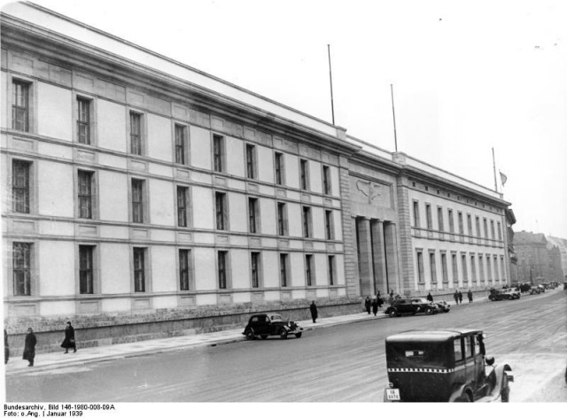 Reichsbahnzentrale für den Deutschen Reiseverkehr; Berlin. Die Neue Reichskanzlei in der Voßstraße. Weltbil GmbH, Erwerb des Fotos: 9.1.1939