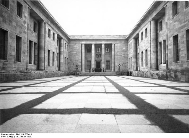 ADN-Zentralbild/ Archiv 10.1.1939 Die Neue Reichskanzlei in Berlin UBz.: Der Ehrenhof