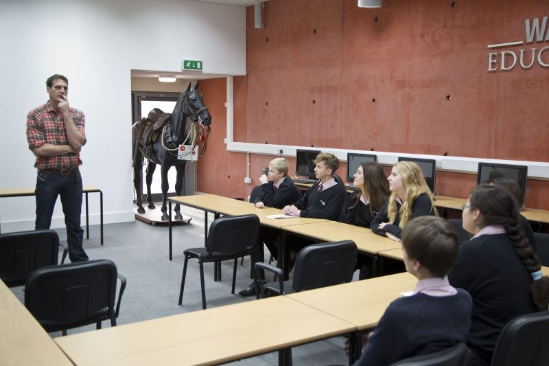 Dan Snow Education Room Bovington 1