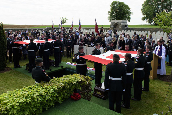 Eight Canadian World War One soldiers