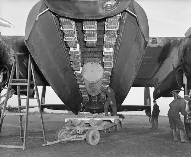 Lancaster_area_bombing_load_IWM_CH_18371