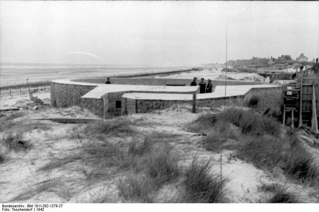 Nordfrankreich, Atlantikwall, Bunkerbau