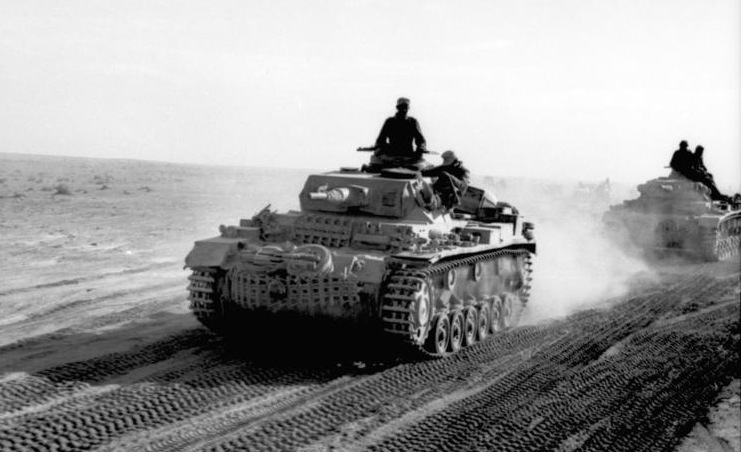 Nordafrika, Panzer III in Fahrt