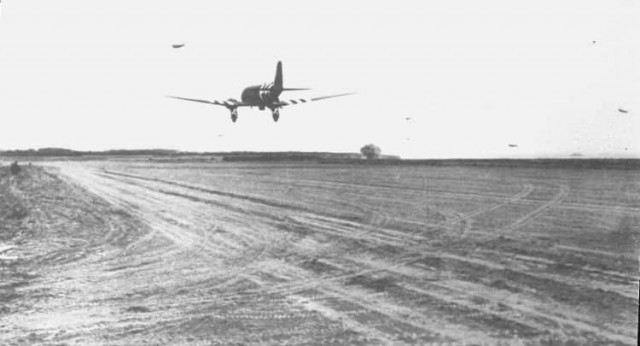 C-47 first landing Normandy 9 June 44 ALG A-2