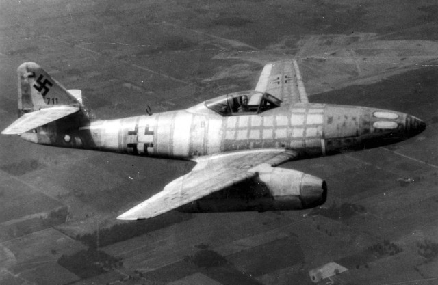 Messerschmitt Me 262 Schwable, the world’s first jet fighter.
