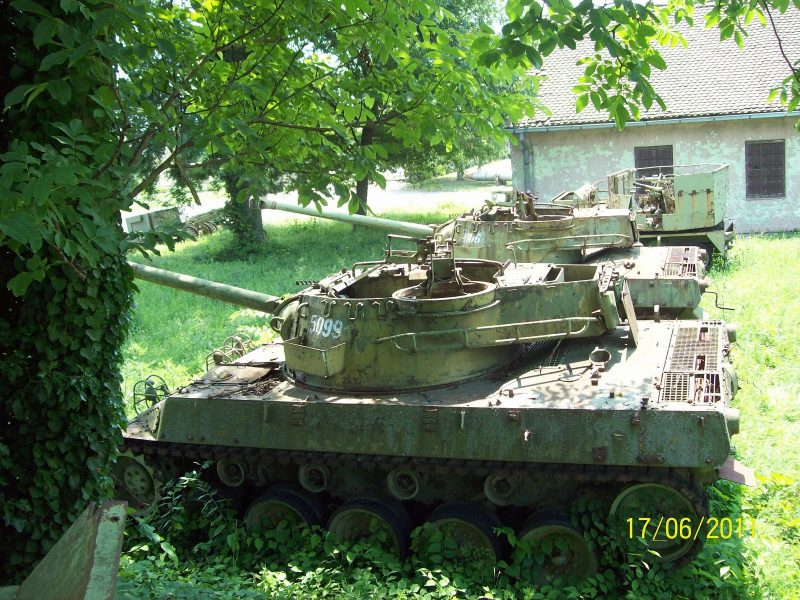 Abandoned World War II Tanks