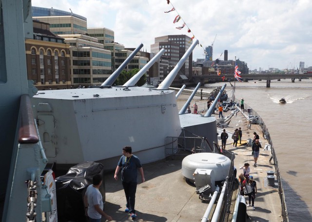 HMS Belfast London. UK  Pic copyright: www.thetraveltrunk.net