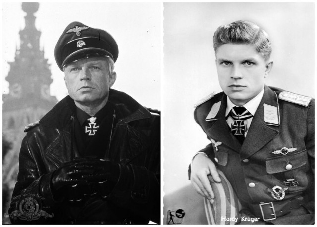 German actor Hardy Krüger fought for the SS in WWII.