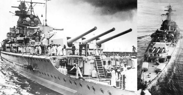 Graf Spee gun deck
