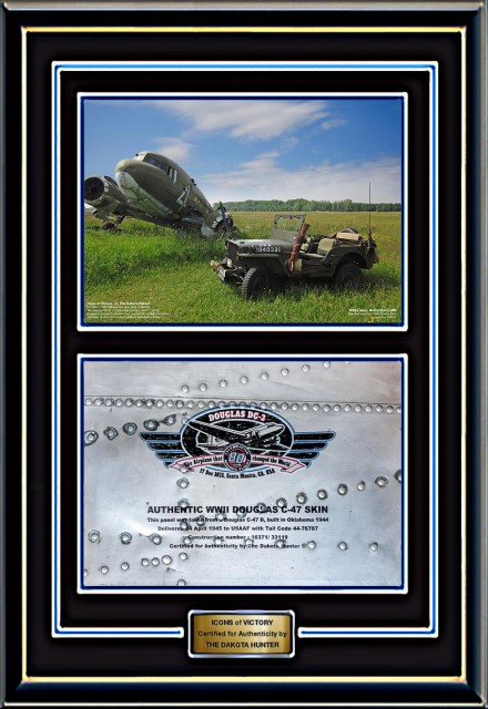 Double Frame C-47 skin poster