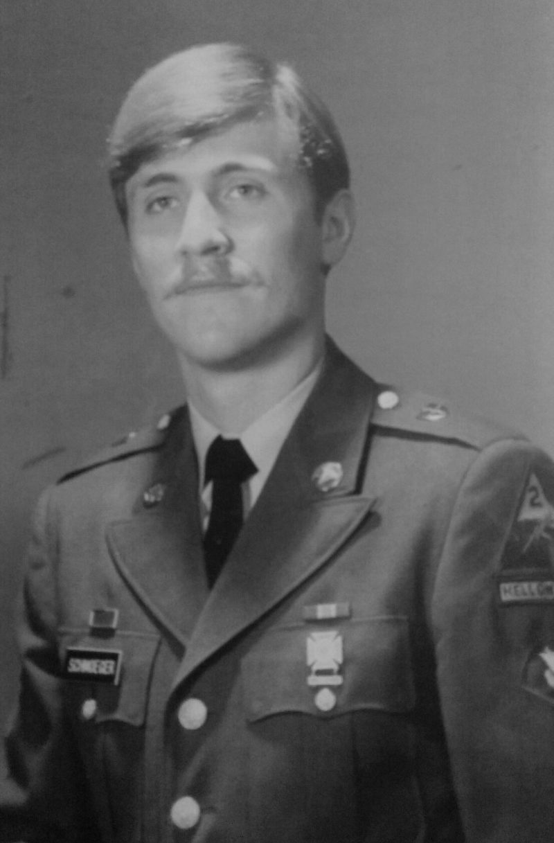 Specialist Donn Schmoeger is pictured above while stationed at Ft. Hood, Texas, with the 2nd Armored Division in 1971. Courtesy of Donn Schmoeger