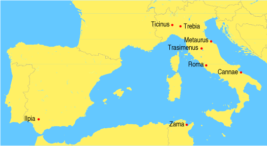 Scipio saw action all over Italy as an officer, learner from his elders but also learning from Hannibal's tactics as well