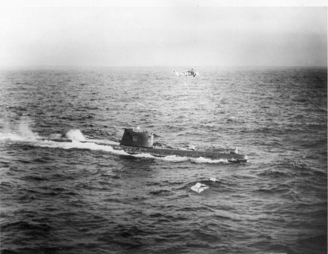 Vasili's B-59 surfacing upon his surrender