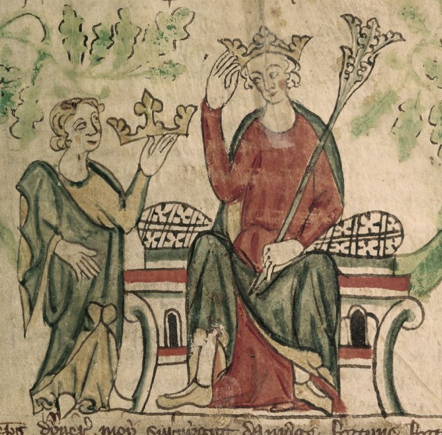 King Edward II, whose domination by his favourites, the Despensers, led to the Despenser War