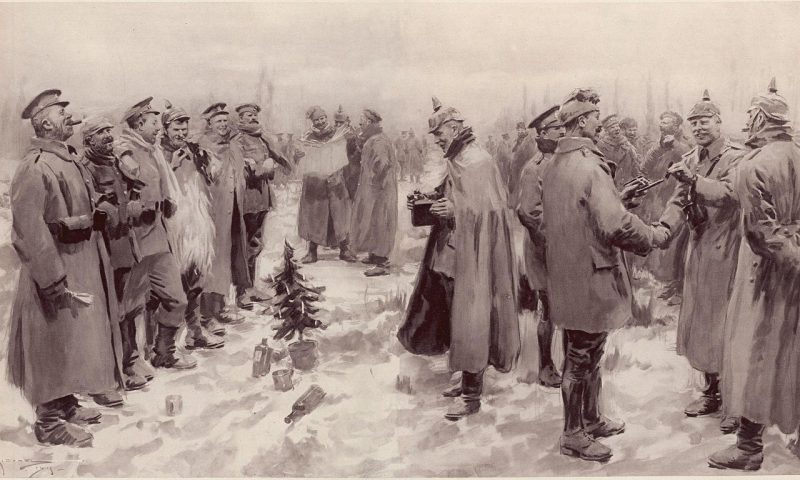 This image was shown on the 9 January 1915 issue of The Illustrated London News, entitled 