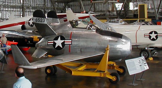 McDonnell XF-85 Goblin on display at the USAF Museum at Wright-Patterson AFB in Dayton, OH. (Wikipedia)