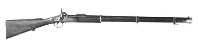 The British Whitworth sharpshooting rifle which served as the basis for Jack’s own