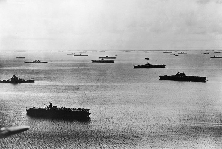 US fleet during the Pacific Campaign.