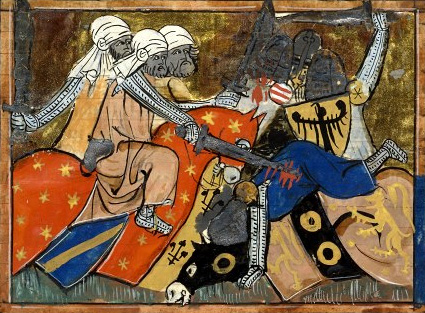Battle of Ager-Sanguinis, 1337 miniature (Wikipedia)