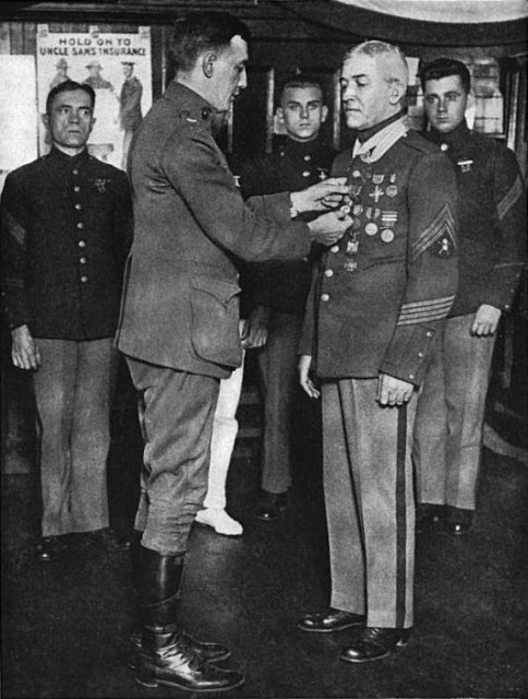 Daly being awarded the Médaille militaire. (Wikipedia)