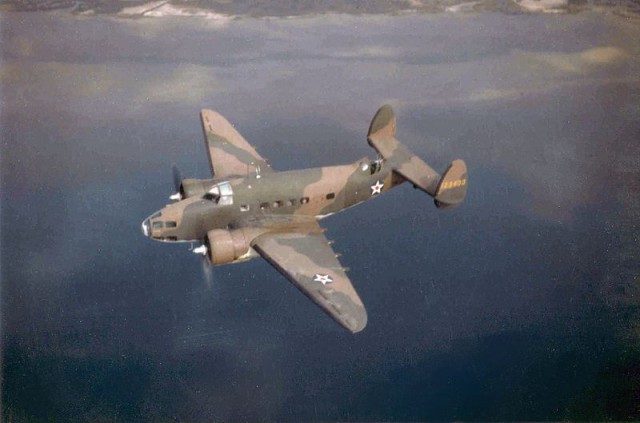 A 1941 image of a U.S. Army Air Force Lockheed A-29-LO Hudson (s/n 41-23403), of which the UK ordered 200 for WWII
