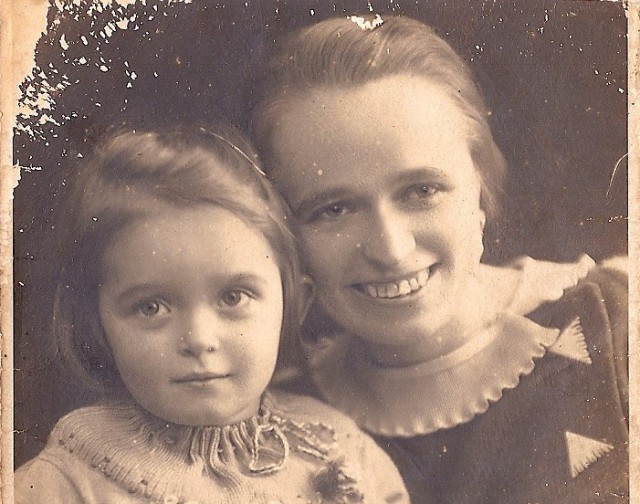 Martha Miodowski (at right) was married to a German Jew who was arrested and taken to Sachsenhausen. When her husband received a working visa to the Philippines, she used the document to get him out.